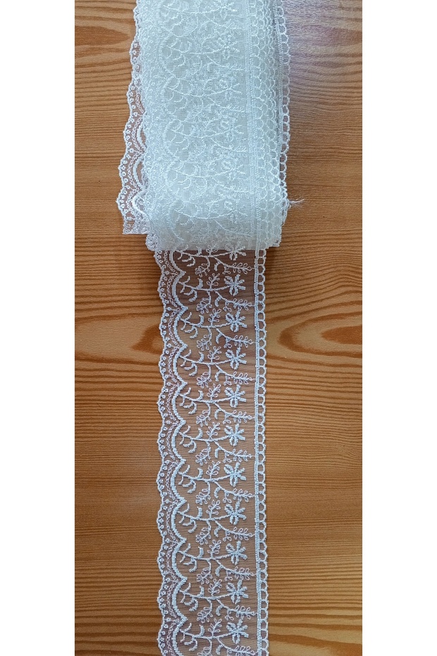 Tulle Lace Eyelet Embroidery Guipure - 9 Meters (1 Roll)