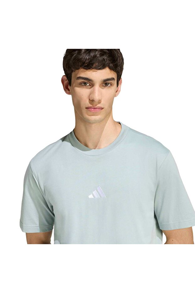 Essentials Small Logo Single Jersey Tişört - 5