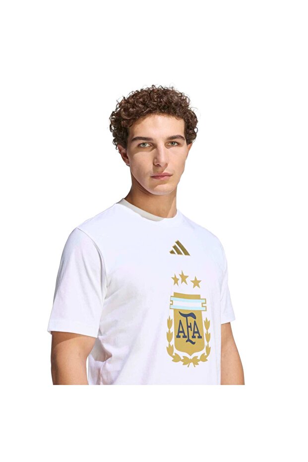 FIFA World Cup 26 Arjantin DNA Graphic Tişört JZ6299 Beyaz - 5