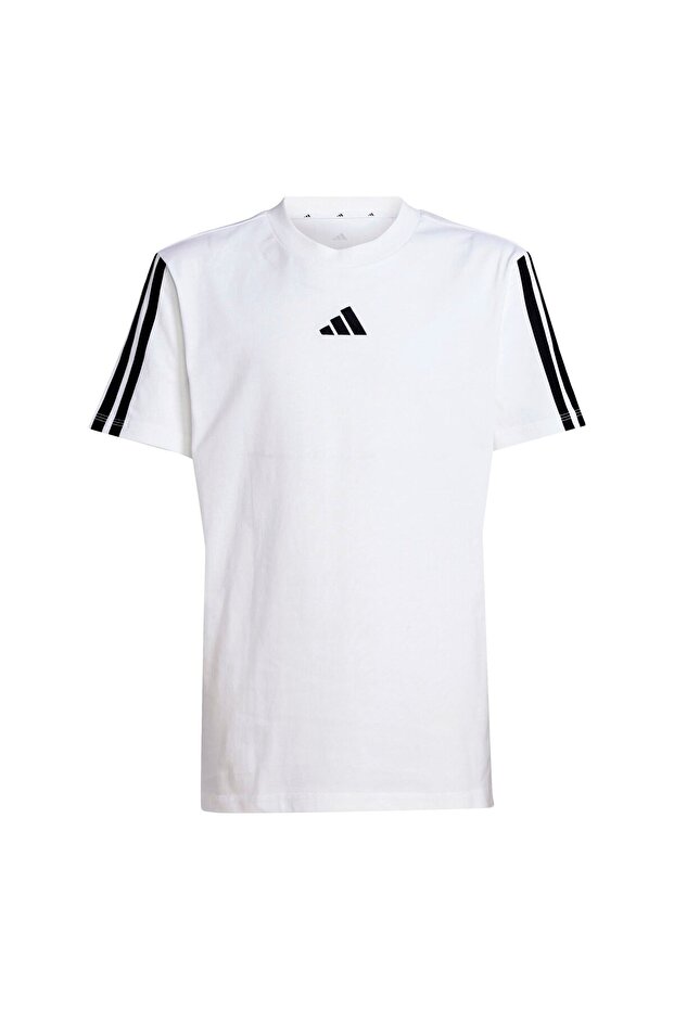 3 Stripes Çocuk Beyaz Yuvarlak Yaka Tişört - 4