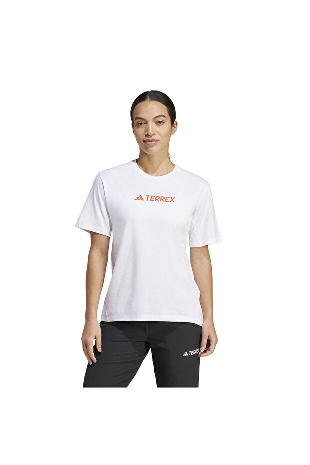 W Tx Logo Tee Kadın Spor T-shirt JF9132 - 1