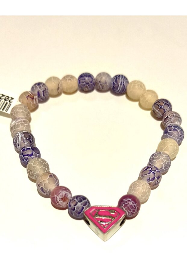 Colorful Elastic Luxurious Figured Flashy Stone Bracelet