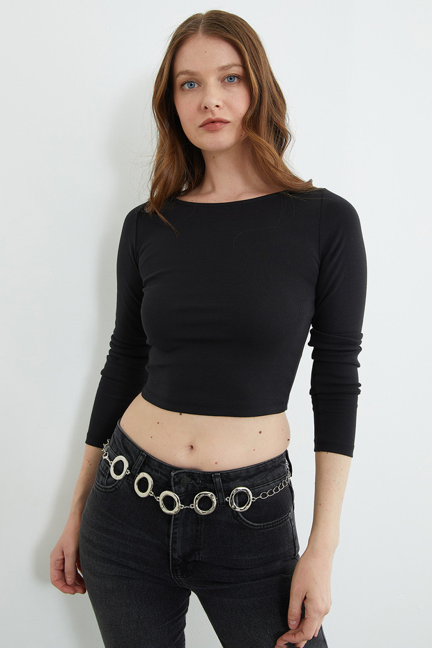 Basic Boat Neck Modal Bodysuit - 6