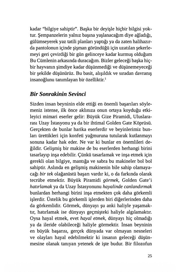 Mutluluk Beyinde Başlar Daniel Gilbert - 8