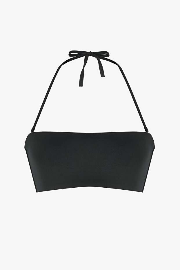 Siyah Straplez Bikini Üstü - 6