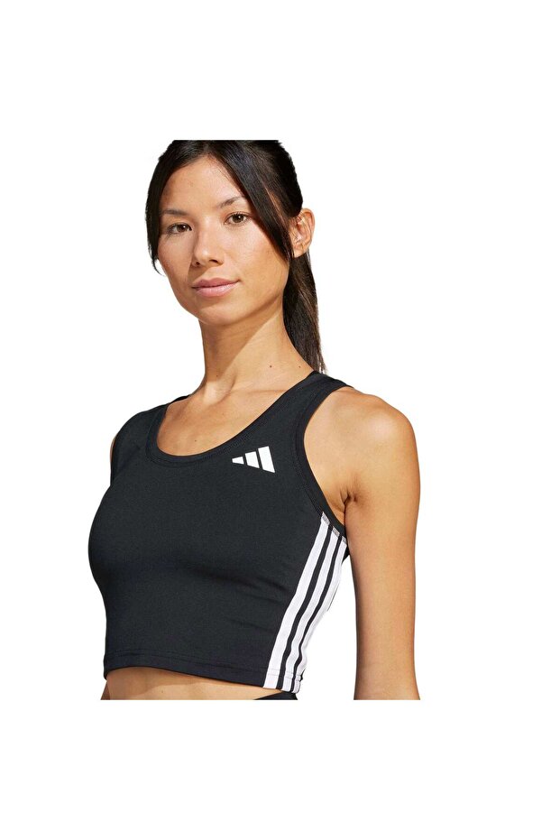 Train Essentials 3-Stripes Crop Atlet - 6