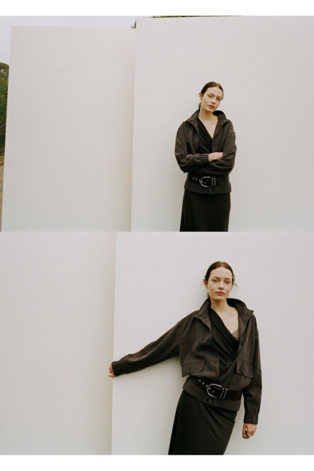 Cepli oversize ceket - 7