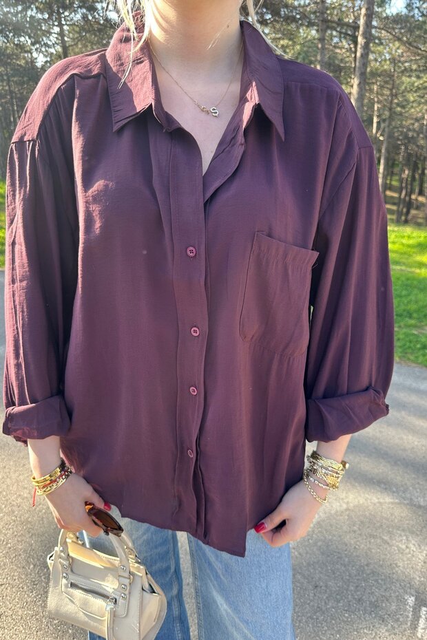 MODAL OVERSİZE GÖMLEK - 3