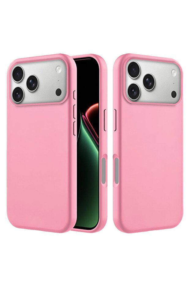 Apple iPhone 18 Pro Max Compatible Case Velvet Erasable Launch Case Pink
