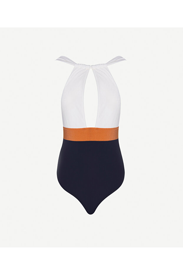 Dekolteli Halter Yaka Mayo - 4