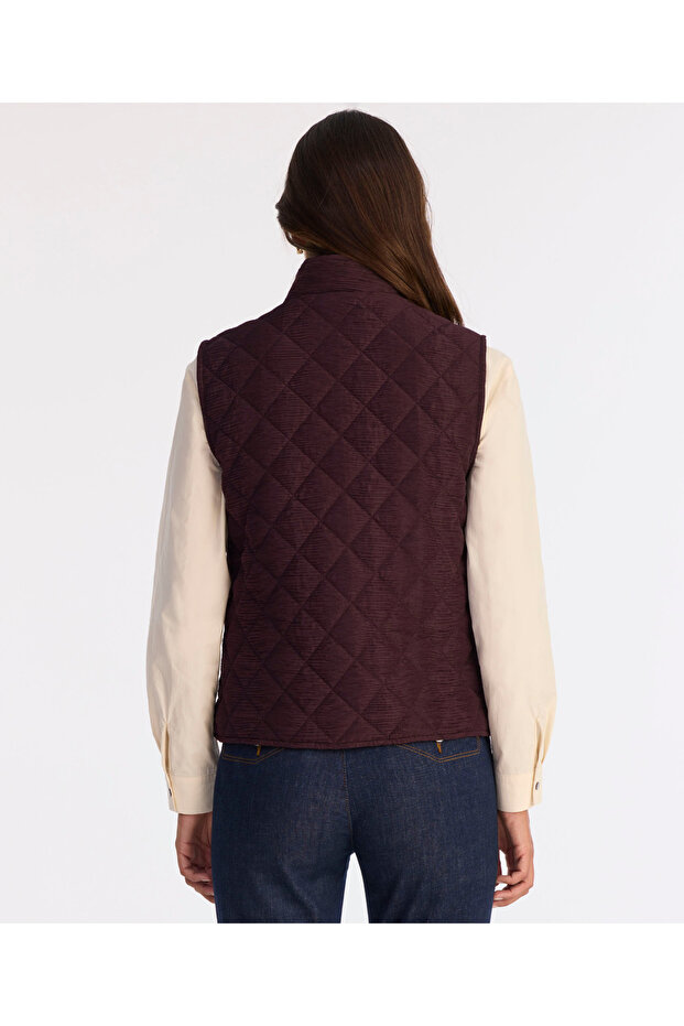 Regular Dik Yaka Yelek - 4