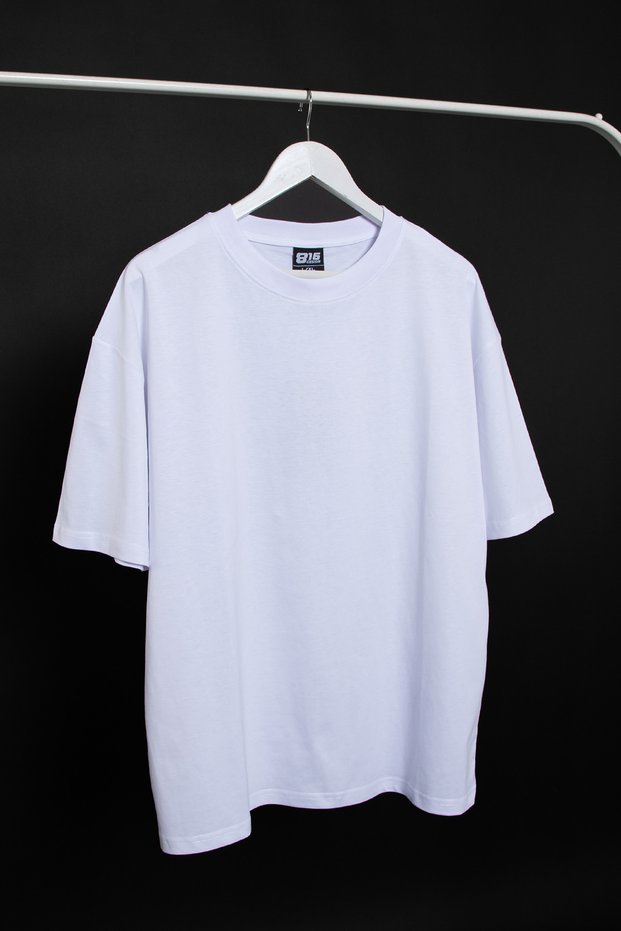 816 Design Beyaz Basic Premium Oversize Tshirt