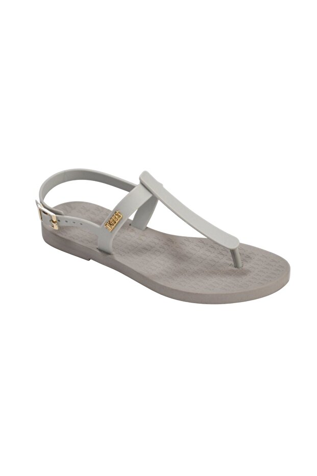 Women's Gray Flip-Flop Beach Sandals