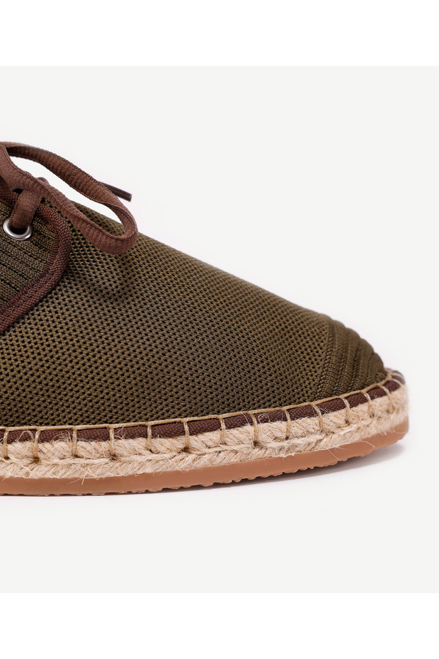Triko Örme Bağlı Espadril - 6