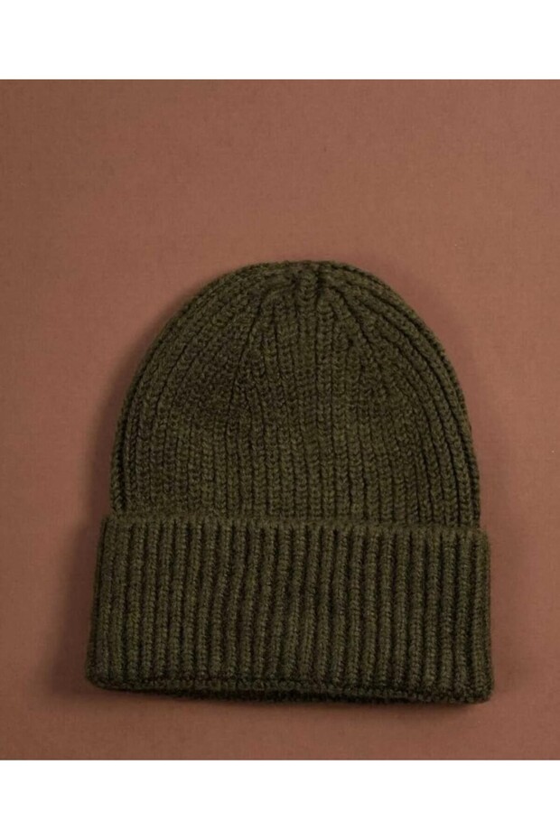 Ribbed Knitted Beret - 6