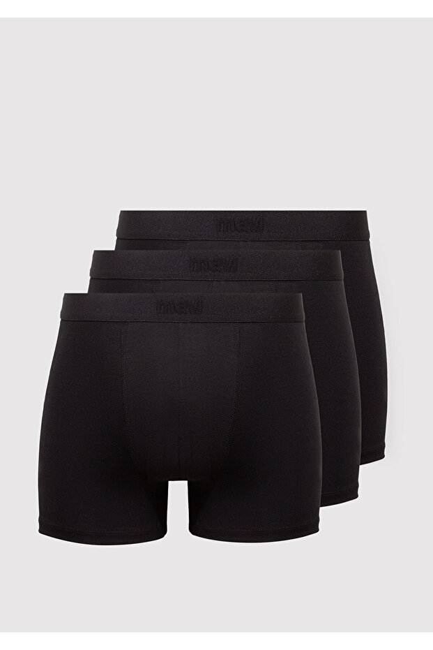 Pachet de 3 negru basic boxeri 0912088-900 - 1