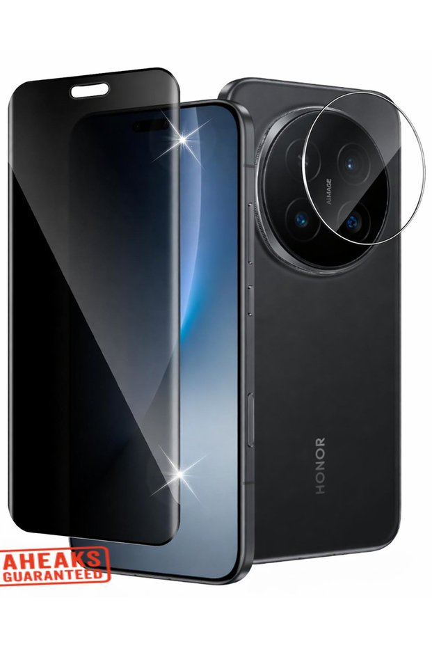 Honor Magic 8 Pro Ghost Full Coverage Thin Gelatin Screen Protector and Camera Lens Protector