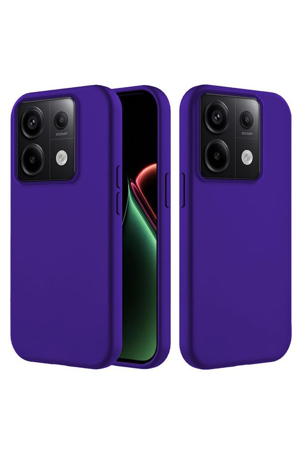 Xiaomi Redmi Note 14S Compatible Case with Velvet Interior and Erasable Design, Navy Blue