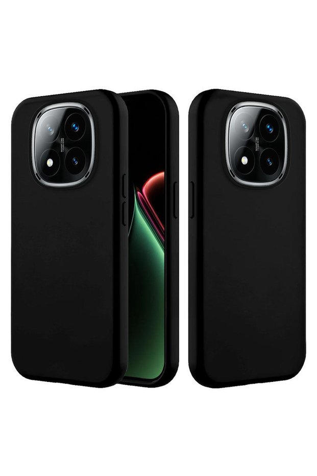Xiaomi Redmi Note 14 Pro Plus 5g Compatible Case Velvet Wipeable Launch Case Black