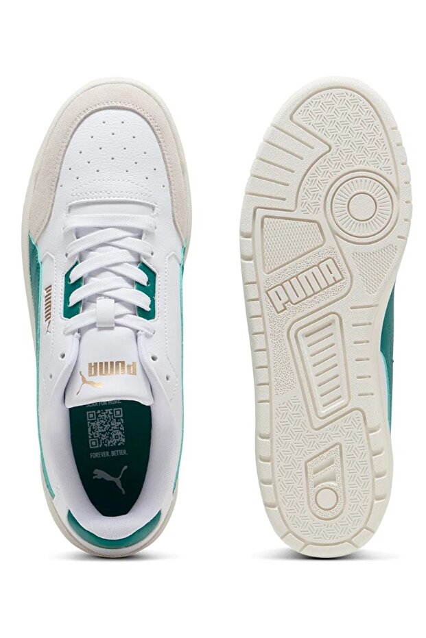 403840 Shuffle Downtown Og Men's Sports Shoes White-Green - 6