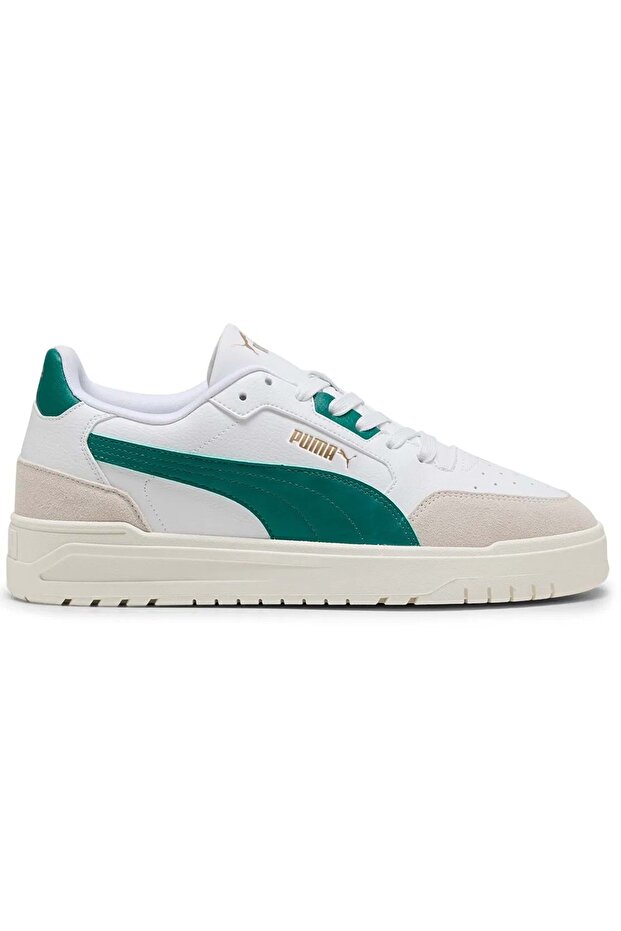 403840 Shuffle Downtown Og Men's Sports Shoes White-Green - 1