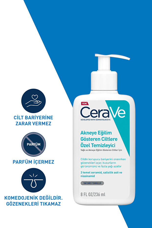 Yağlı Ve Düzensiz Cilter Için Yüz Temizleme Jeli 236 Ml 3337875784054 - 5