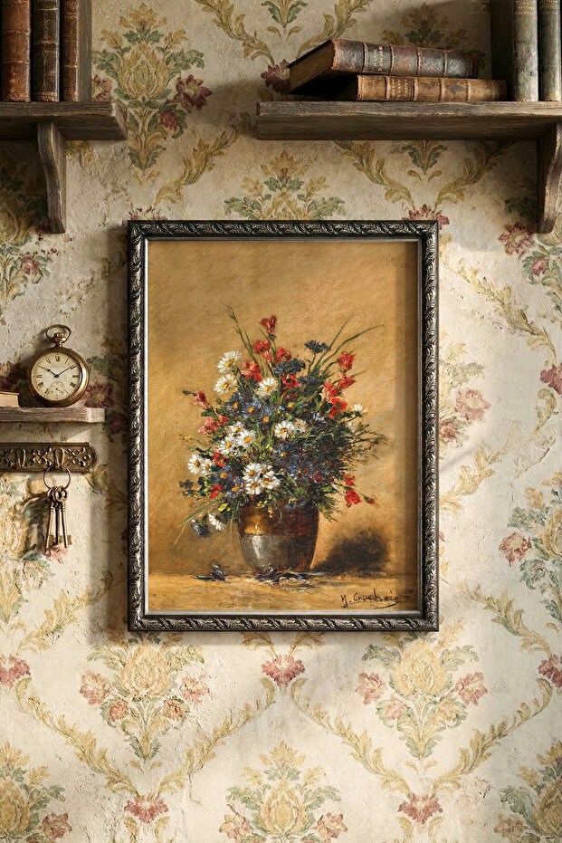 باقة - إطار منقوش عتيق