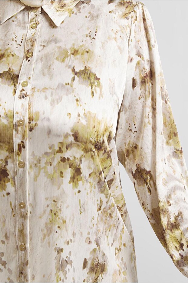 Patterned Satin Tunic 20708 - 3
