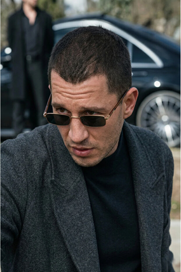 Yeralti Bozo Sunglasses Fleece Ize Glass Acetate Frame 53-20-140