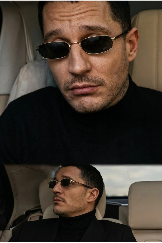 Yeralti Bozo Sunglasses Fleece Ize Glass Acetate Frame 53-20-140