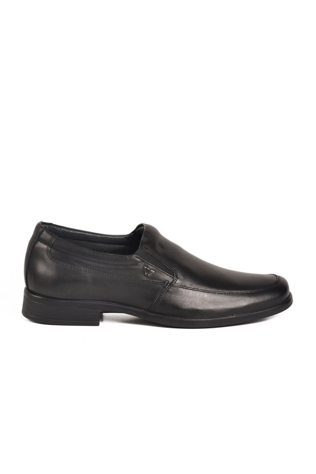 Black Genuine Leather Men's Classic Shoes