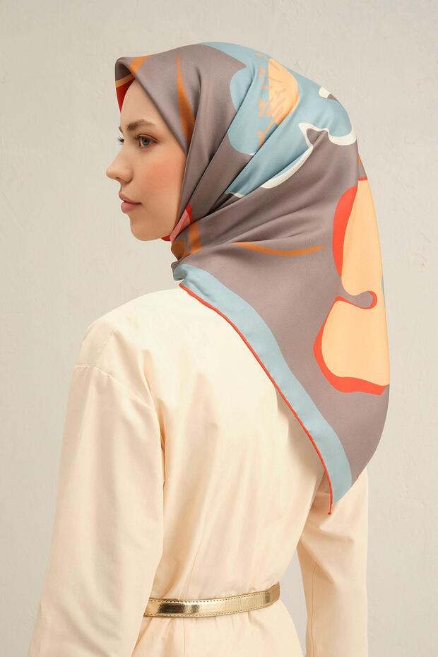 Silk Scarf 2025 Spring-Summer - 9317D-03 - Sura