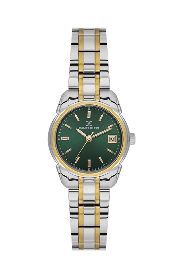 Dk.1.14187-8 3 Atm Water-Resistant Metallic-Gold Color Women's Wristwatch with Calendar
