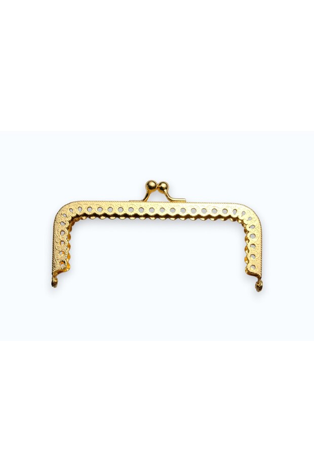 Cornered Gold Color Bag and Wallet Clips Small Size 12 cm