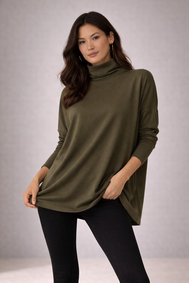 Women's Bat Sleeve Fisherman Blouse