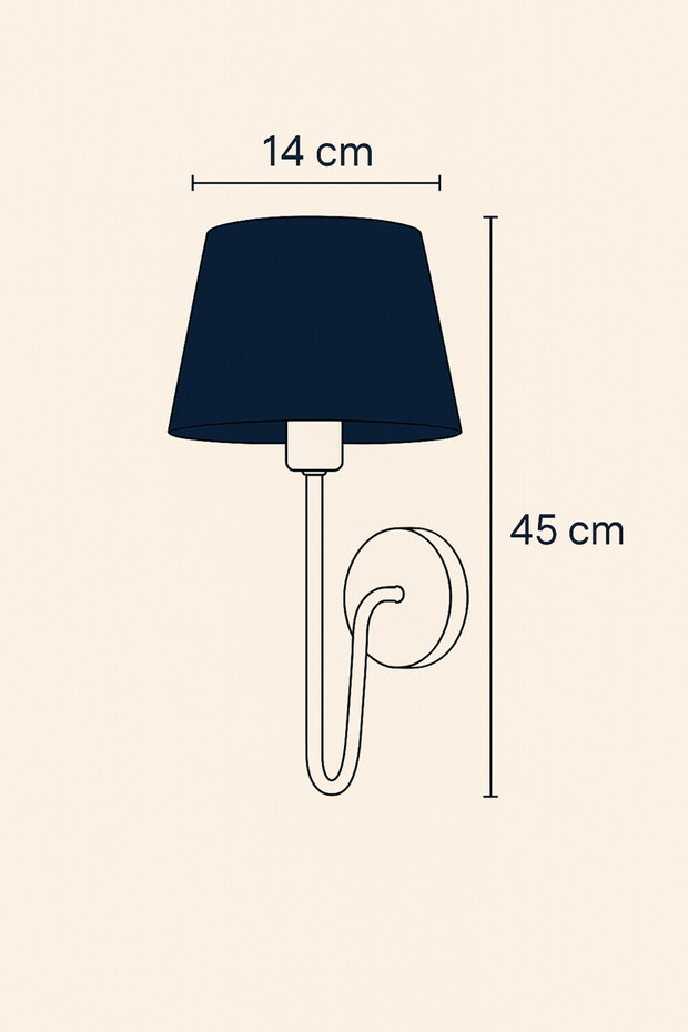 Coppernight Aplik Duvar Lambası - 4