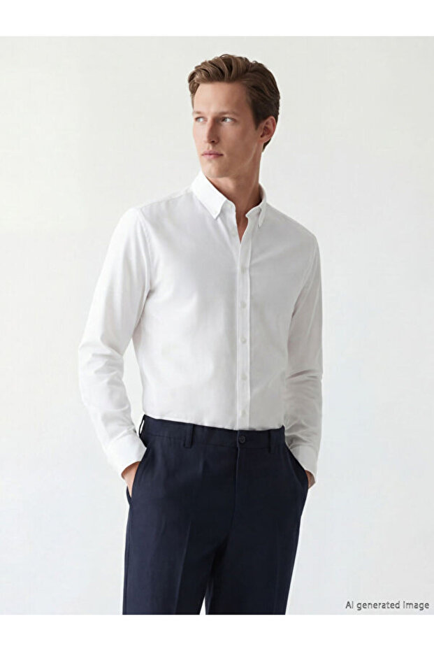 Regular Fit Gabardine Men's Shirt