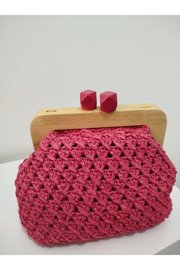 Ahşap burslu çanta - 3