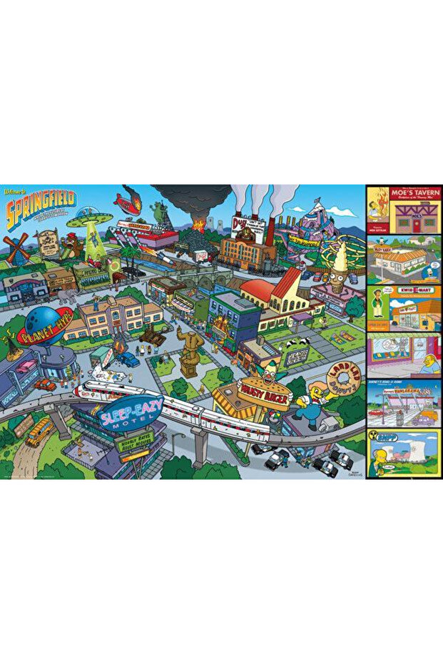 Poster Simpsons Springfield - 1