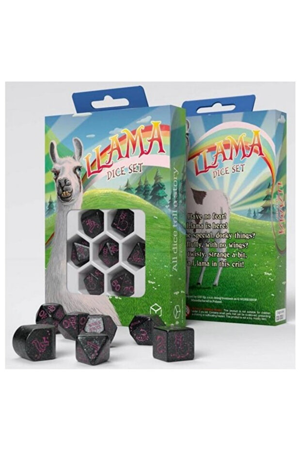 Llama Dice Set: Spitty - 1