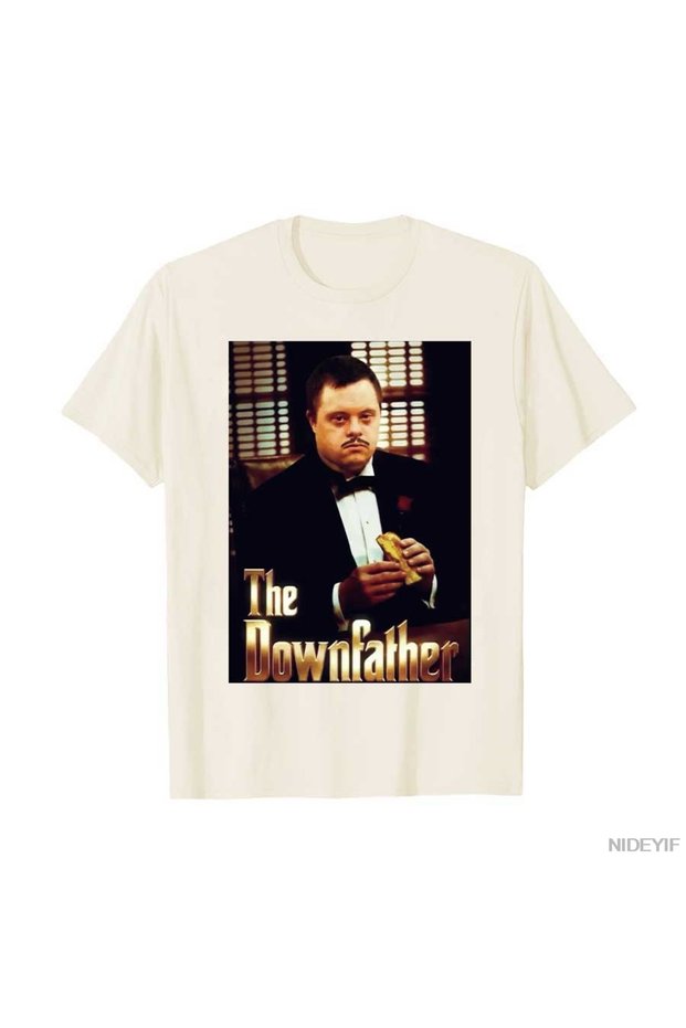 The Downfathe Meme T-Shirt 100% for Men Women Pack of Cotton T-Shirts Short Sleeve Tops