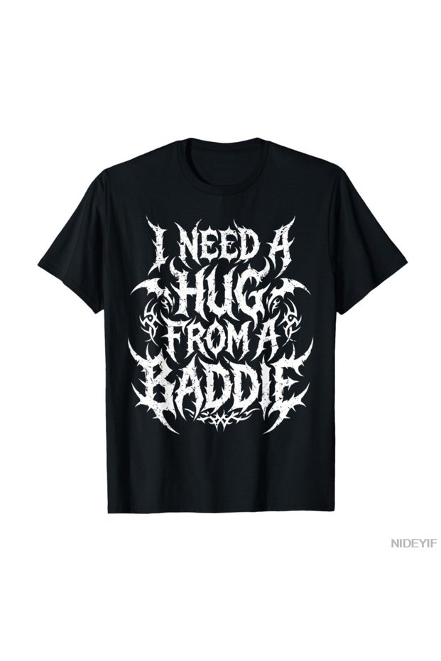 I Don'T Want a Hug from a Badass Girl Funny Quote Meme Humor Men Women T-Shirt 100% Cotton