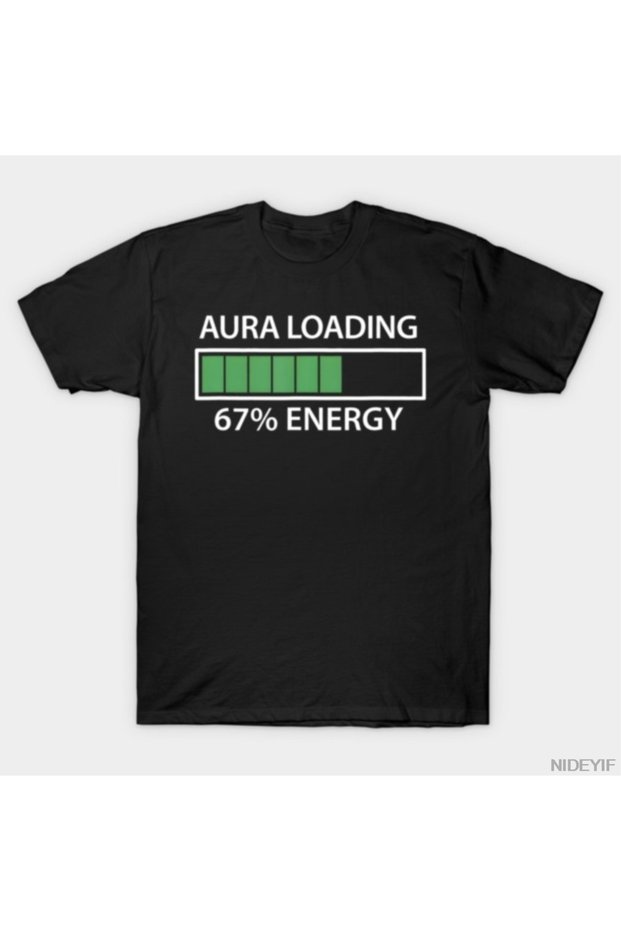 67 Gen Alpha Aura Loading T-Shirts for Men Women 100% Cotton Lu T-Shirts Short Sleeve