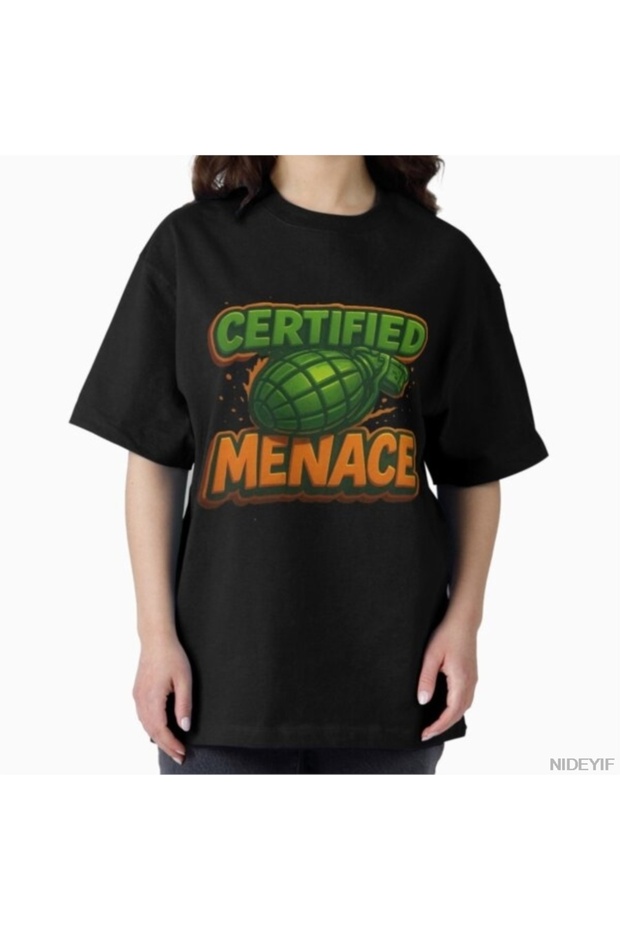 Certified Menace t Shirt for Men Women 100% P Cotton U t Shirts Short Sleeve Tops 120