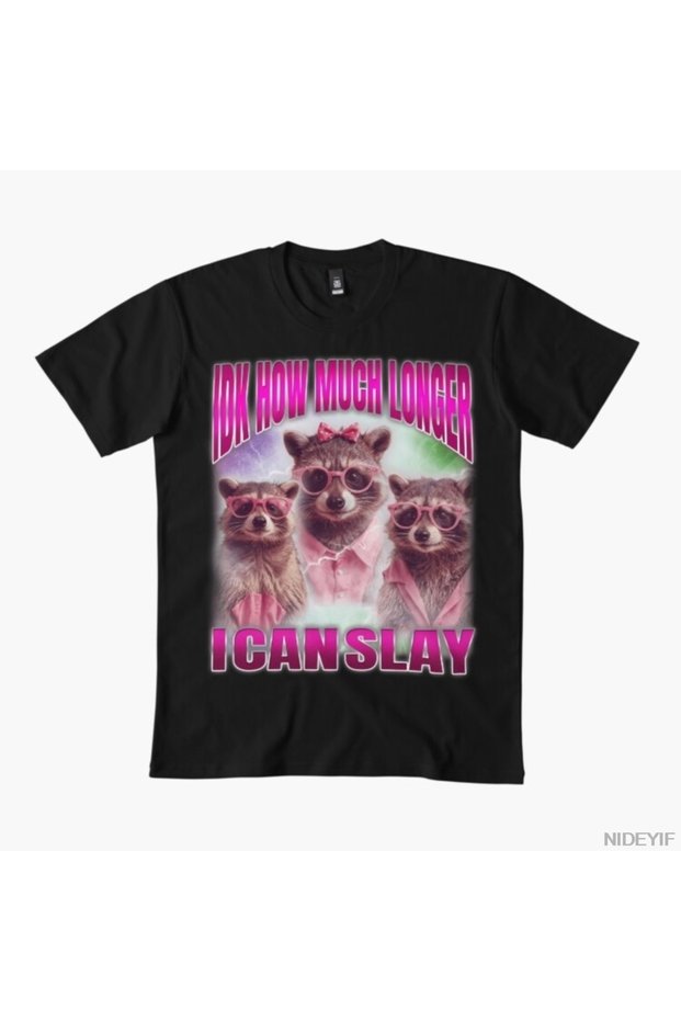 Idk How Much Longer I Can Slay Men's Women's T-Shirt 100% Cotton Pack T-Shirts Short Sleeve Tops 1