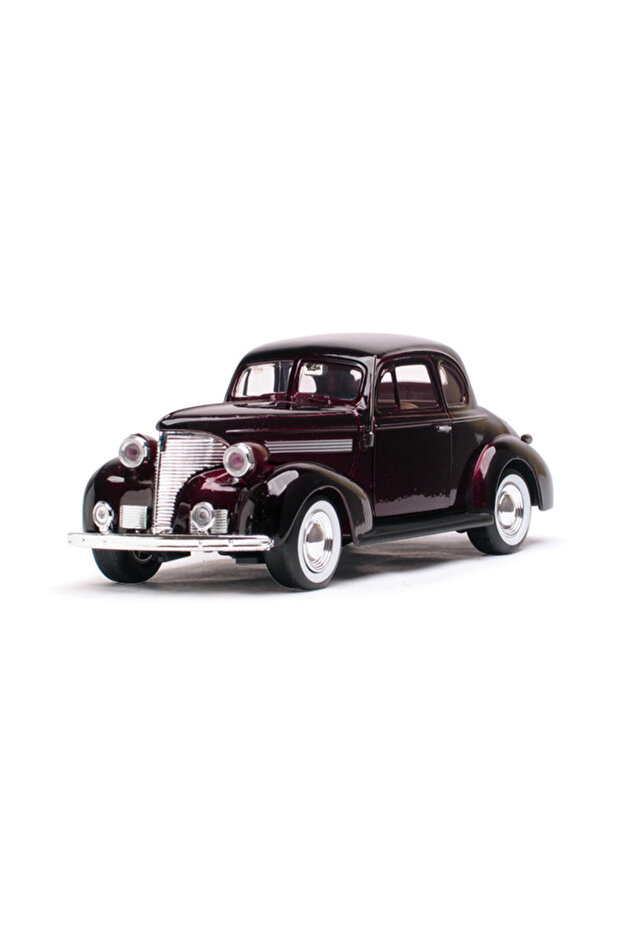 Motormax 1939 Chevrolet Coupe Claret Red 1:24 Model Car Claret Red