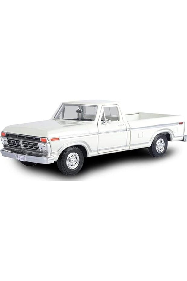 Motormax 1977 Ford F-150 Custom Pickup Green 1/24 Model Car White
