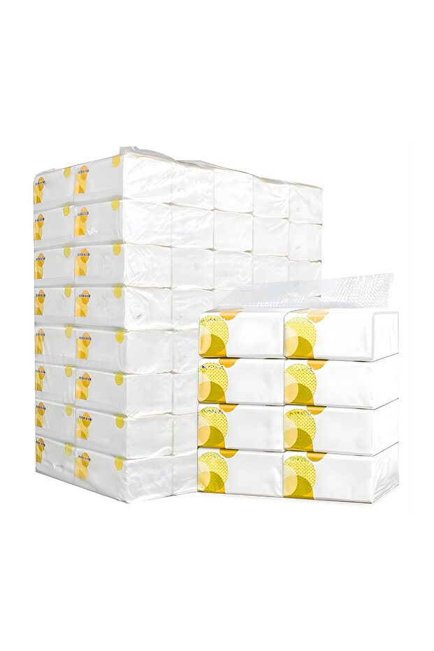 10 Pack 3-Ply Soft Facial Tissue Paper 18x18cm 600 Sheets Septic Safe White Tissue Home & Office Use
