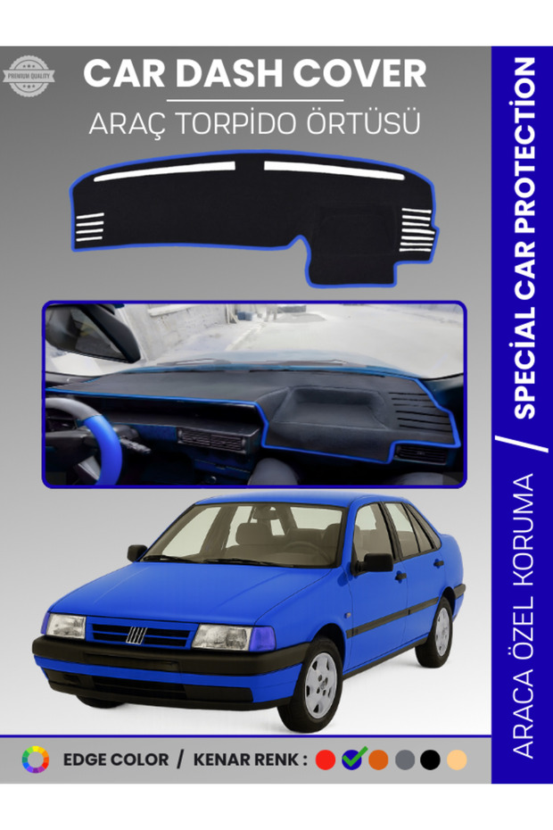 Fiat Tempra Analog Model Digital Display Dashboard Cover Vehicle-Specific Perfect Fit Ka Non-Slip Event Assembly