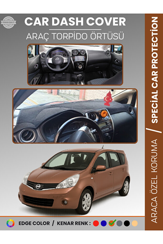 Nissan Note E12 (2013-2020) Dashboard Cover Premium Quality Dashboard Protection Vehicle-Specific Uv Protection